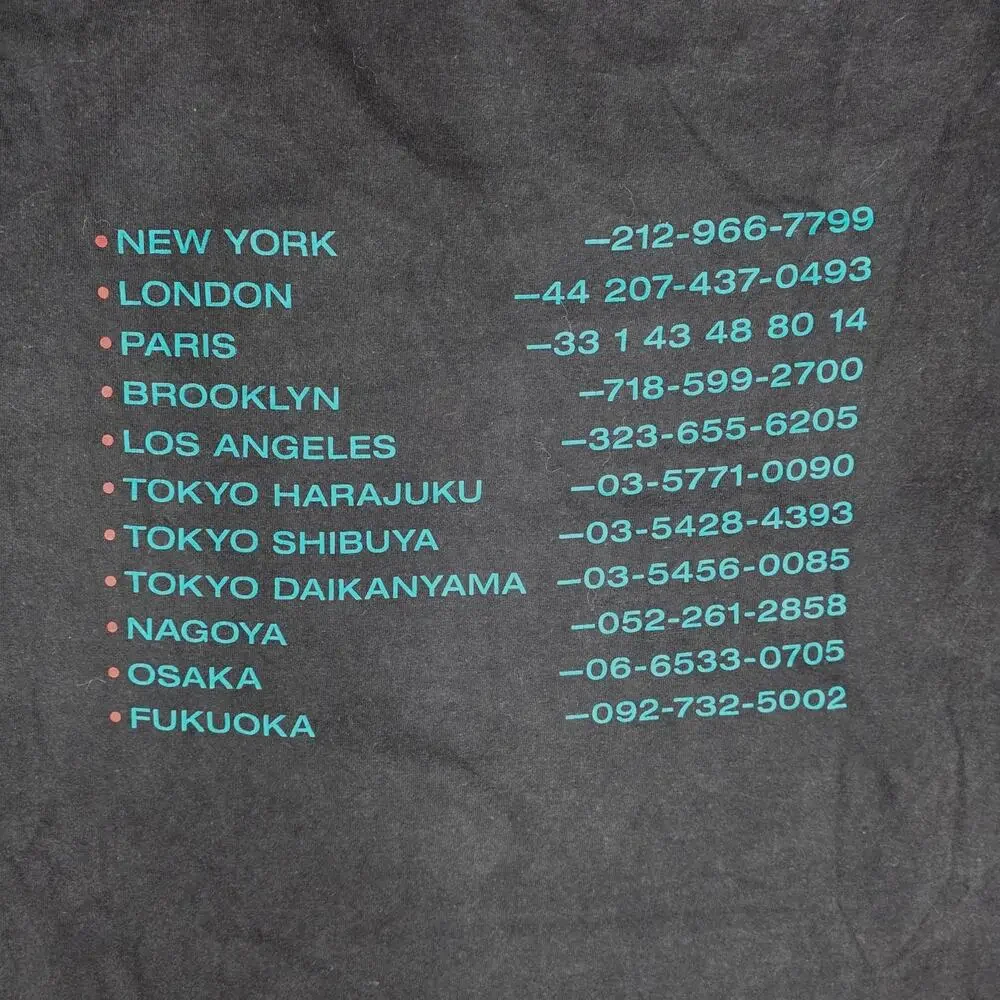 SUPREME AUTHENTIC MEN'S “AUTHORIZED DEALER” "WORE THIS NEW" TEE – SIZE L – BLACK - Picture 6 of 8